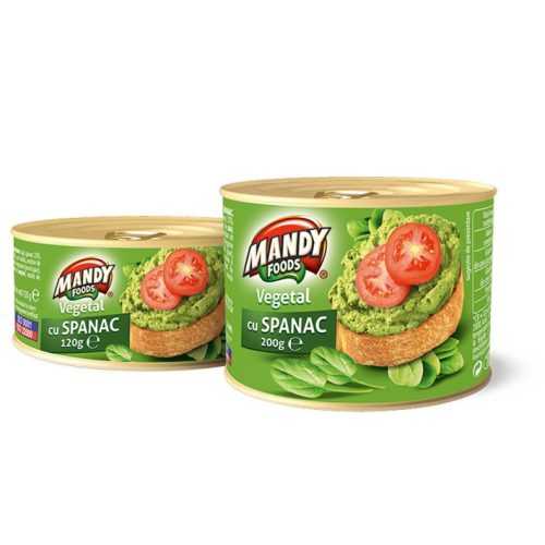 Mandy növényi pástétom spenótos 120 g