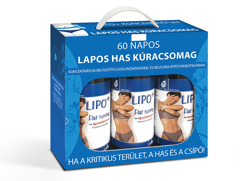 Natur Tanya® 60 napos Lipo+® Lapos has kúracsomag - Ha a kritikus terület