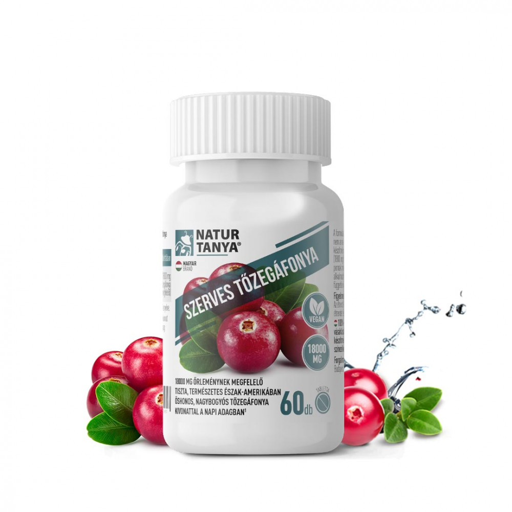 Natur Tanya® Szerves Tőzegáfonya/Cranberry FORTE - Húgyúti fertőzések