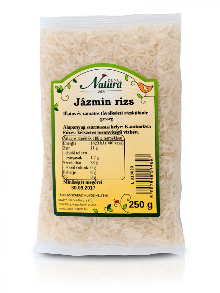 Natura jázmin rizs 250 g