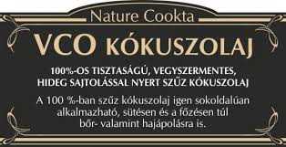 Nature Cookta vco kókuszolaj 250 ml