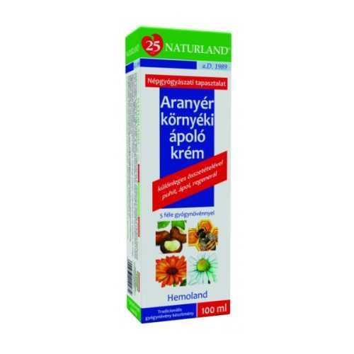 Naturland aranyér környéki ápoló krém 100 ml