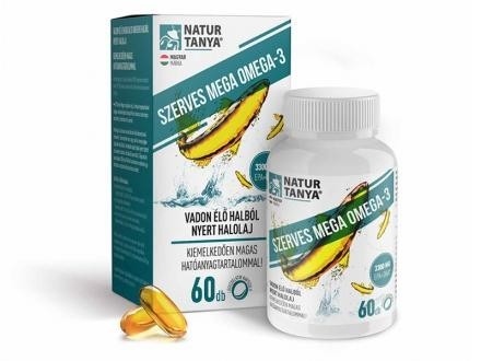 Naturtanya mega omega-3 vadvízi halolaj extra EPA és DHA tartalom kapszula 60 db