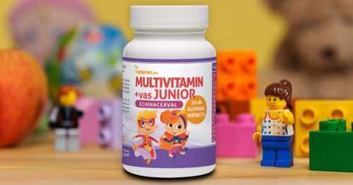 Netamin Multivitamin+vas JUNIOR rágótabletta Echinaceával 30db