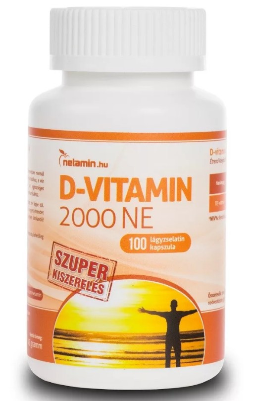 Netamin d-vitamin 50mcg 30 db