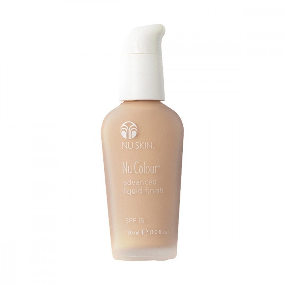 Nu Skin Advanced Liquid Finish Advanced Liquid Finish Anti-Ageing Foundation öregedésgátló alapozó 15 faktoros napfényvédelemmel