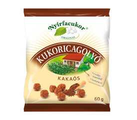 Nyírfacukor kukoricagolyó kakaós 60 g