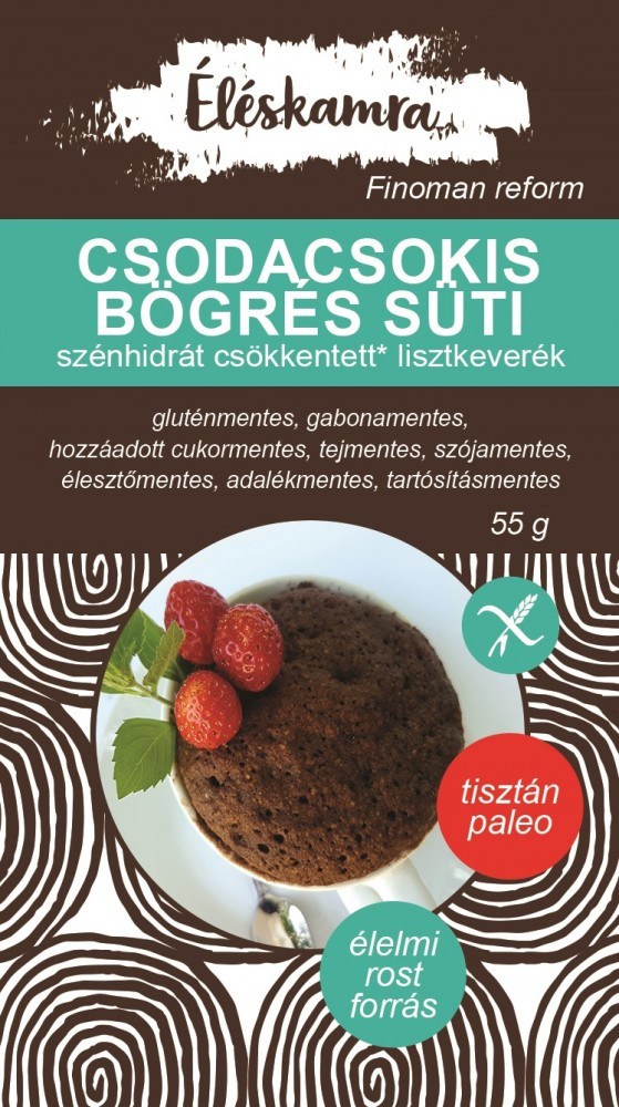 Paleolit Éléskamra csodacsokis paleo bögrés süti lisztkeveré 55 g