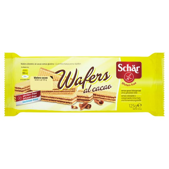 Schar gluténmentes wafer kakaós ostya 125 g