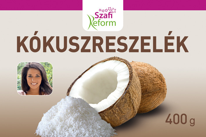 Szafi Fitt kókuszreszelék 400 g