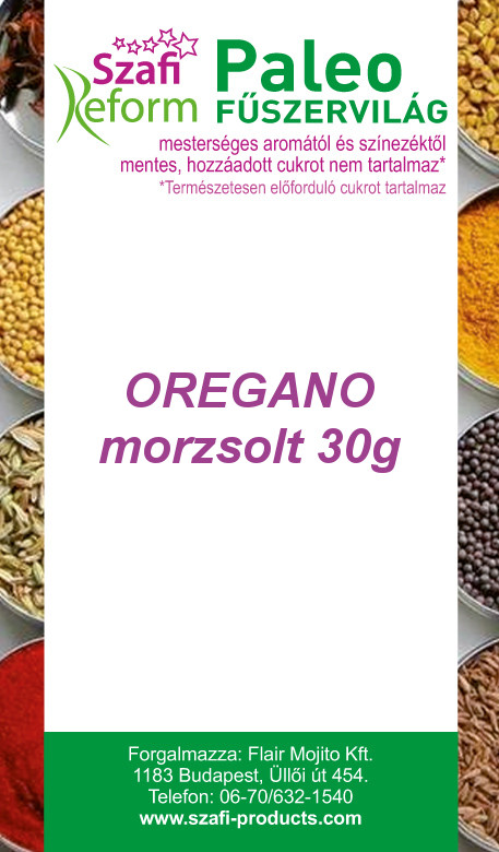 Szafi Reform Paleo Oregano morzsolt 30 g