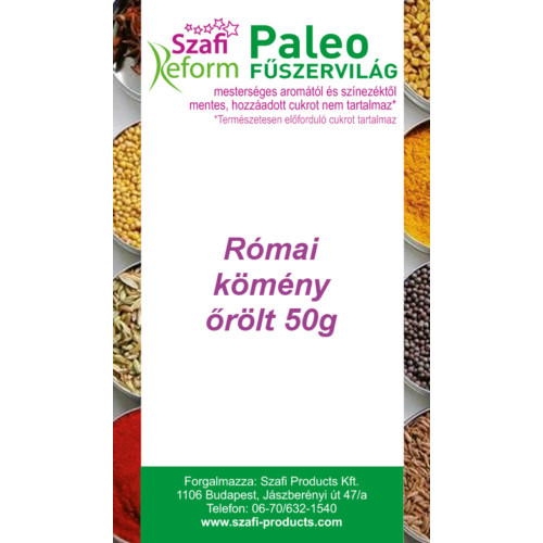 Szafi Reform Paleo Római kömény ŐRÖLT 50 g