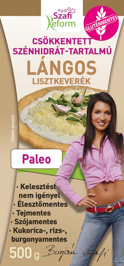 Szafi Reform lángos lisztkeverék szénhidrát csökkentett 500 g