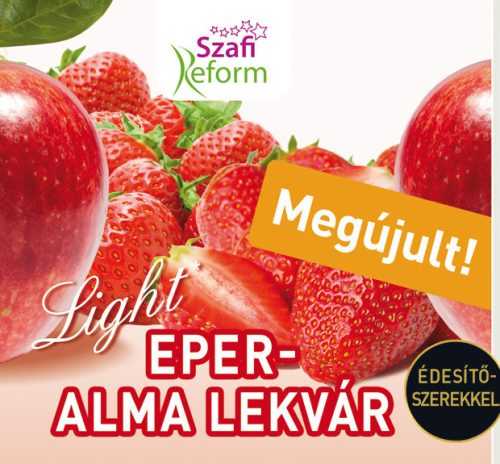 Szafi Reform lekvár eper-alma 350 g