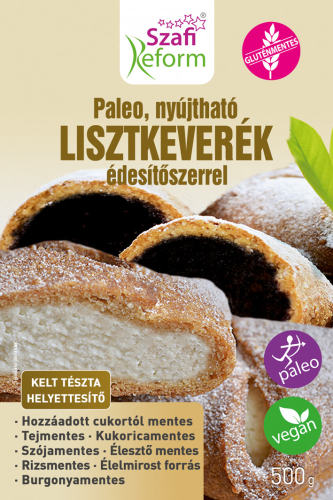 Szafi Reform paleo nyújtható lisztkeverék édesítőszerrel 500 g