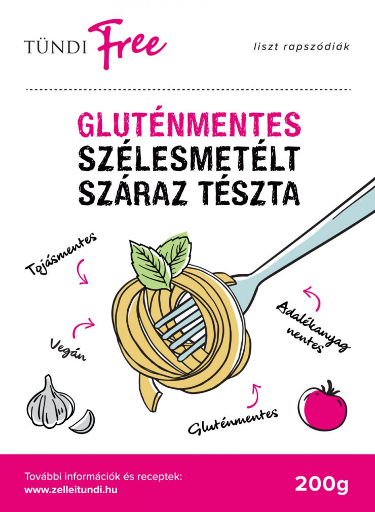 Tündi Free gluténmentes száraztészta szélesmetélt 200 g