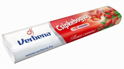 Verbena rolls cukorka csipkebogyó 32 g