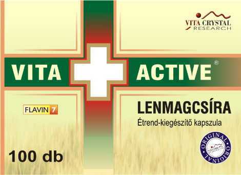 Vita Crystal Vita+Active Lenmagcsíra kapszula 100db