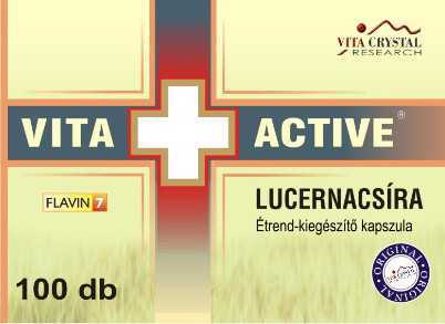 Vita Crystal Vita+Active Lucernacsíra kapszula 100db