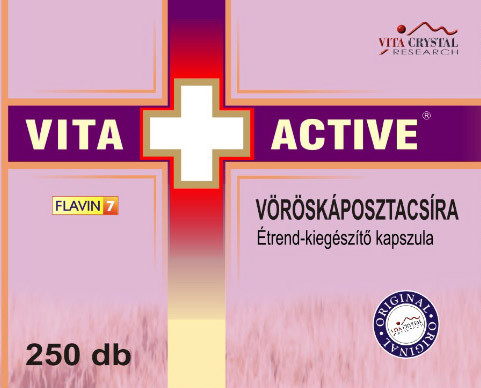 Vita Crystal Vita+Active Vöröskáposztacsíra kapszula 250db