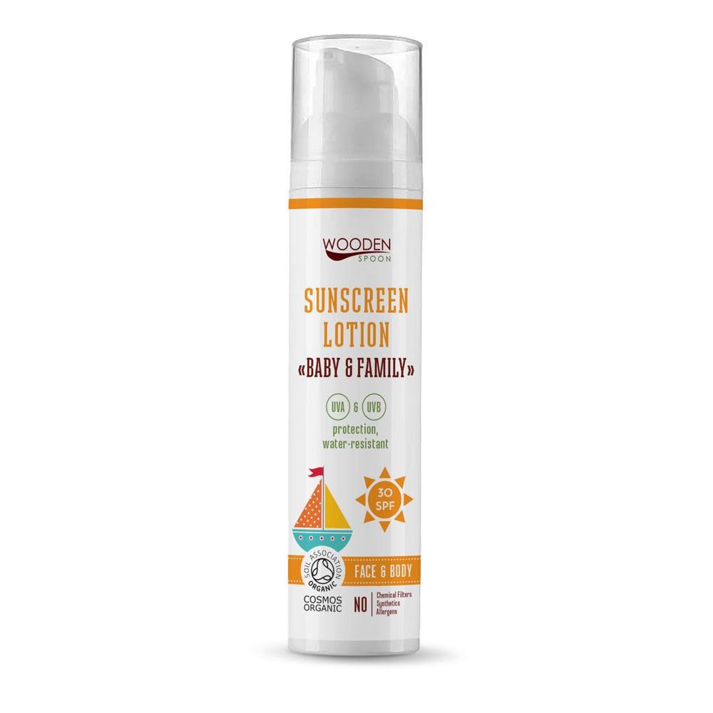 Wooden Spoon bio naptej és testápoló spf 30 50 ml