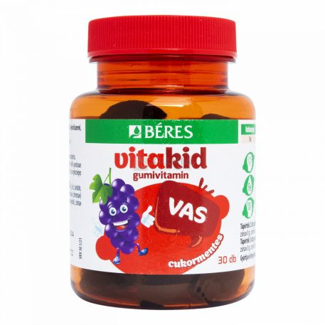 Béres vitakid vas gumivitamin 30 db