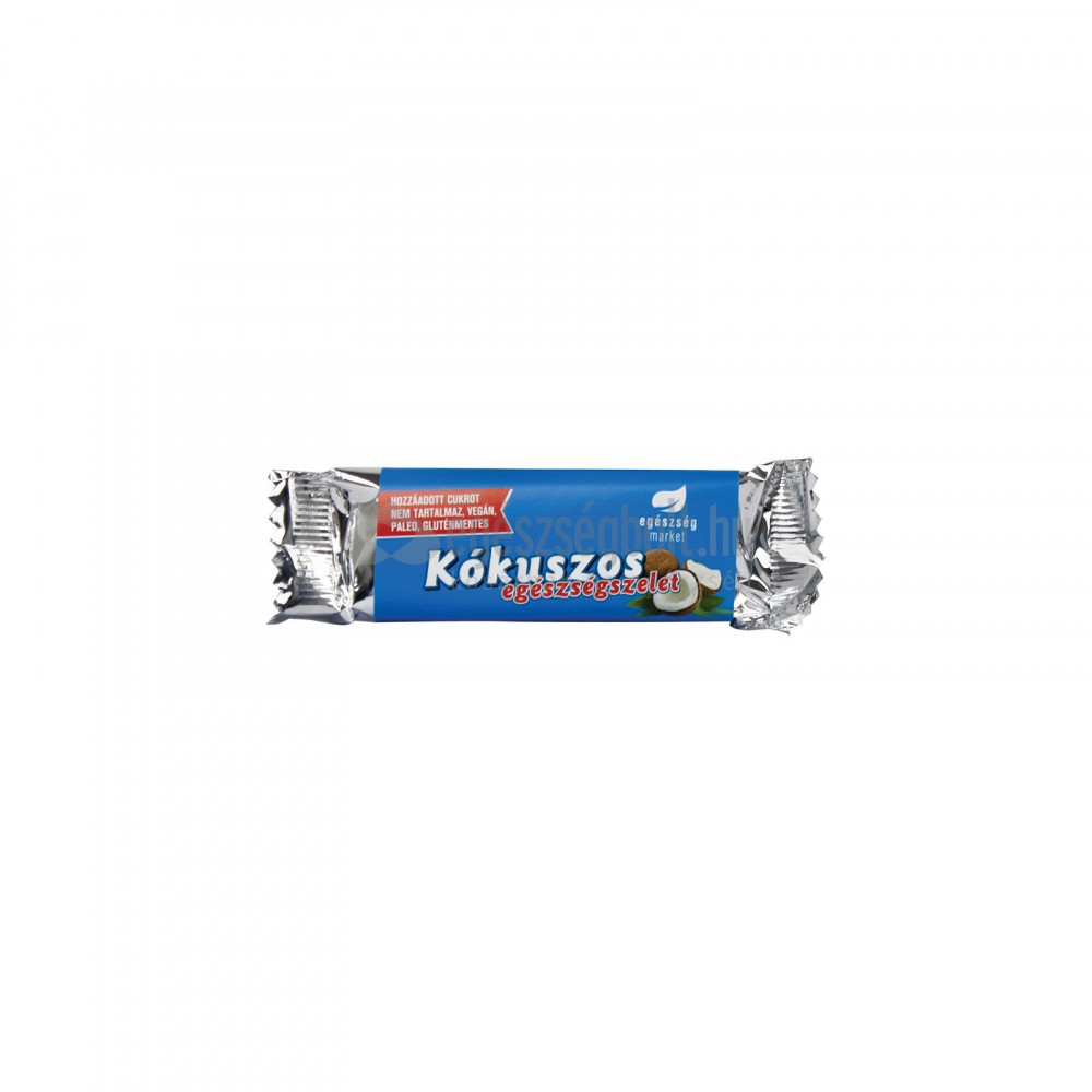 Egészségmarket egészségszelet kókuszos 30 g