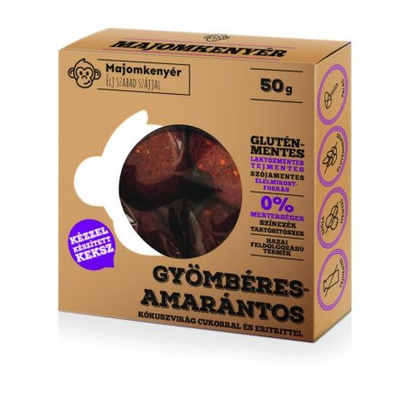 Majomkenyér gyömbéres-amarantos paleokeksz 100 g