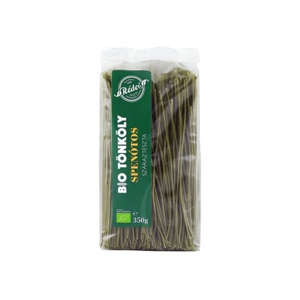 Rédei bio tészta tönköly spagetti spenótos 350 g