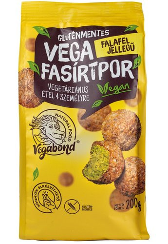 Vegabond vega fasírtpor gluténmentes falafel jellegű 200 g