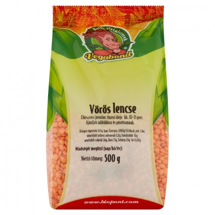 Vegabond vöröslencse 500 g