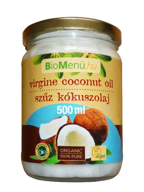 BioMenü BIO KÓKUSZOLAJ extra szűz vco 500 ml