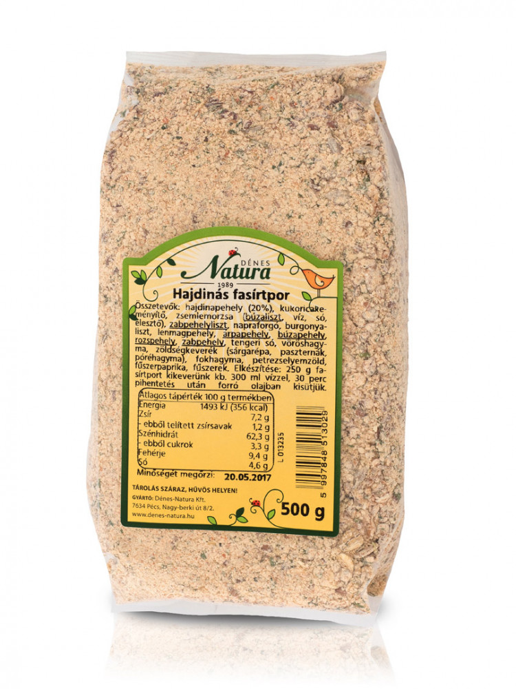 Natura fasírtpor hajdinás 500 g