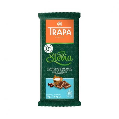 Trapa Steviás Tejcsokoládé Cm.Gm. 75 g