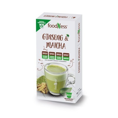 FOODNESS GINSENG&MATCHA NESPRESSO KOMPATIBILIS KÁVÉ KAPSZULA (10DB)