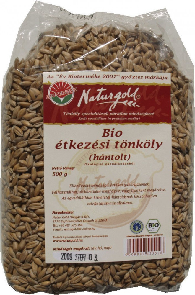 Bio naturgold tönköly hántolt 1000g