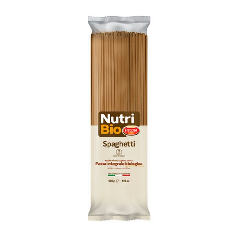 Bio reggia spagetti nutri teljes kiőrlésű durumtészta 500g