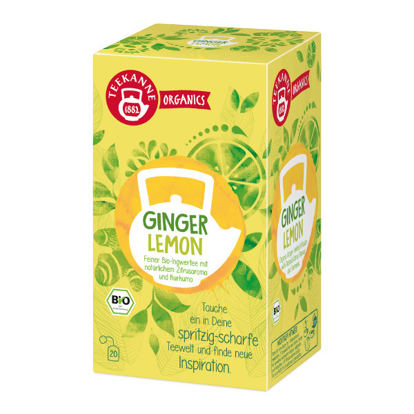 Bio teekanne organics ginger-lemon herbatea 20db