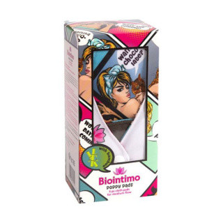 Biointimo poppy pads – pop art stílusú mosható betétek 5db