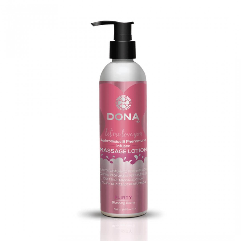 DONA Flirty Blushing Berry - illatos masszázs krémgél (235ml)