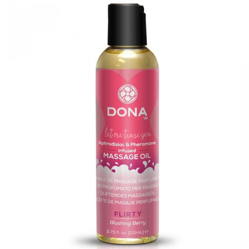 DONA Scented Blushing Berry - illatos masszázsolaj (110ml)