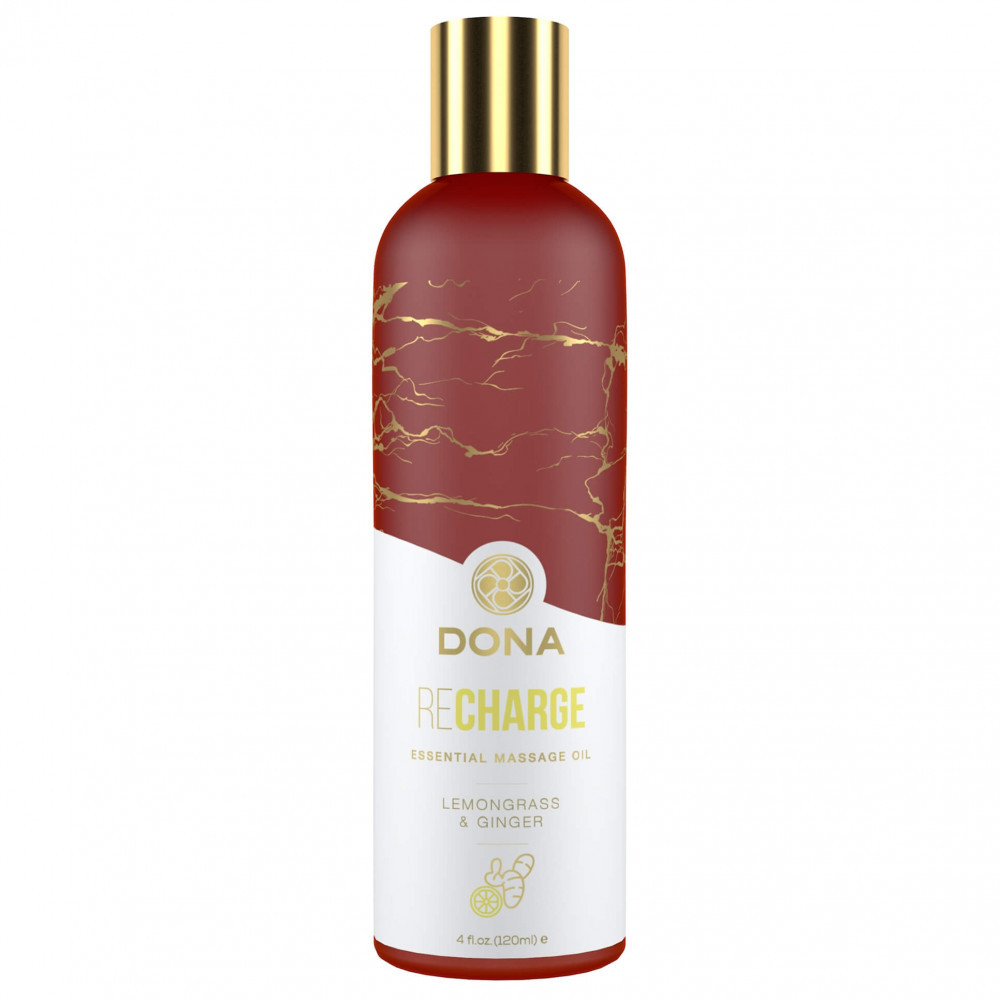 Dona Recharge - vegán masszázsolaj - citromfű-gyömbér (120ml)