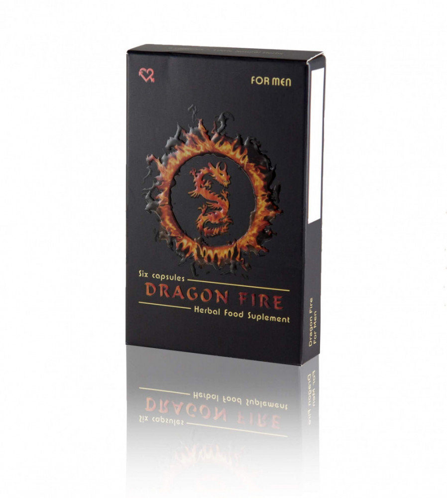 Dragon Fire - étrend-kiegészítő kapszula férfiaknak (6db)