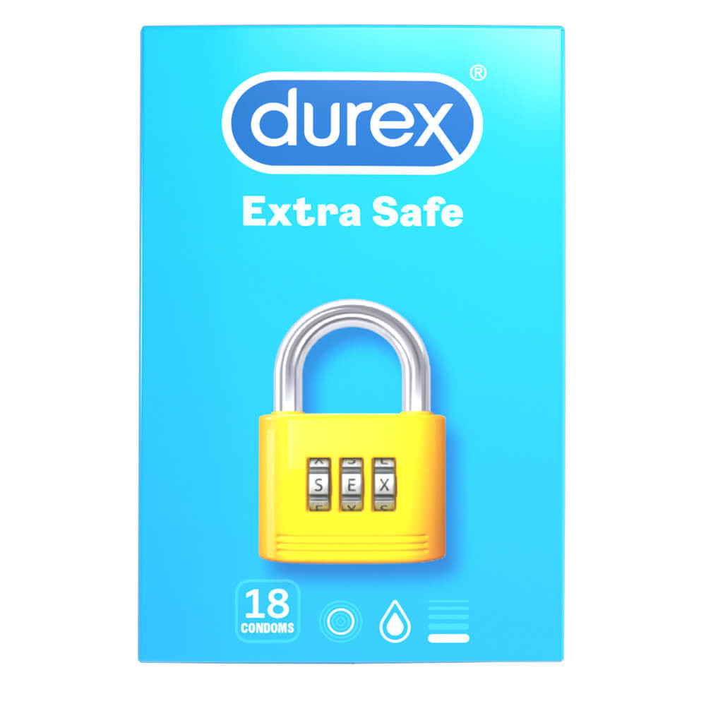 Durex Extra Safe - biztonságos óvszer (18db)