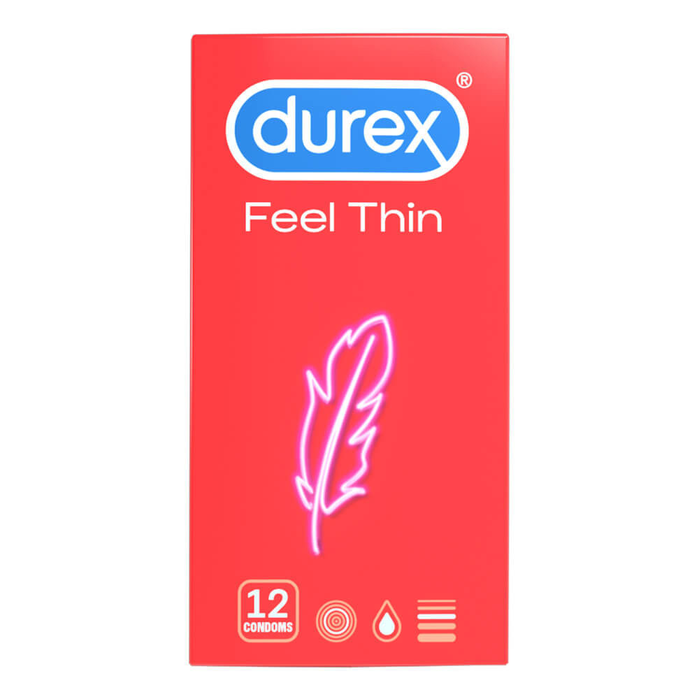 Durex Feel Thin - élethű érzés óvszer (12db)