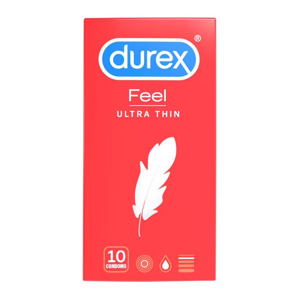 Durex Feel Ultra Thin - ultra élethű óvszer (10db)