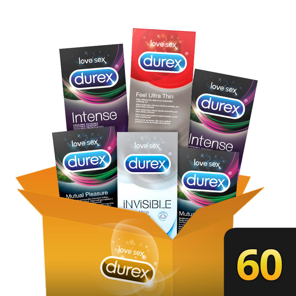 / Durex Premium - extra élvezet óvszer csomag (6 x 10db)