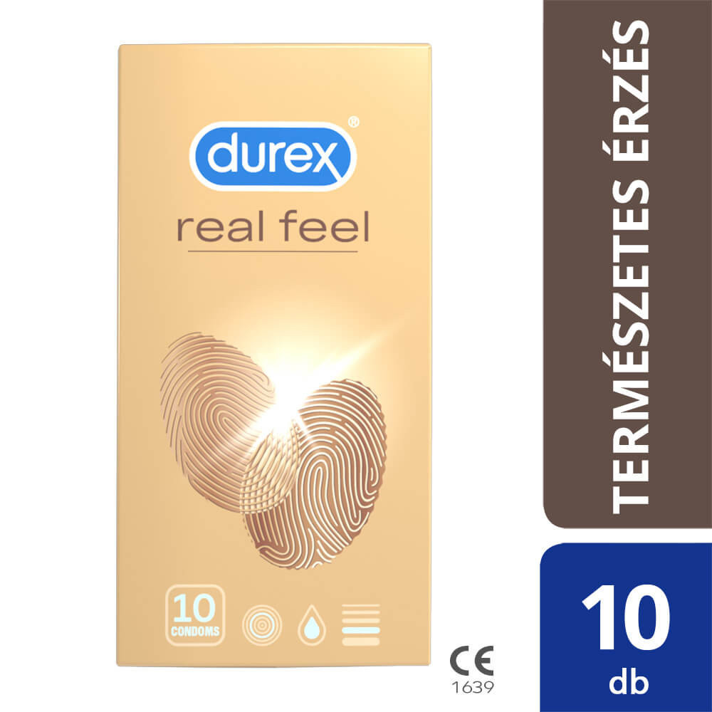 Durex Real Feel - latexmentes óvszer (10db)