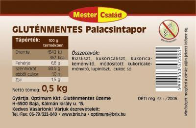 Gluténmentes mester család palacsintapor 200g