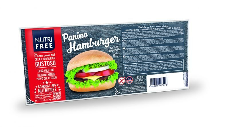 Gluténmentes nutri free hamburger panino 180g